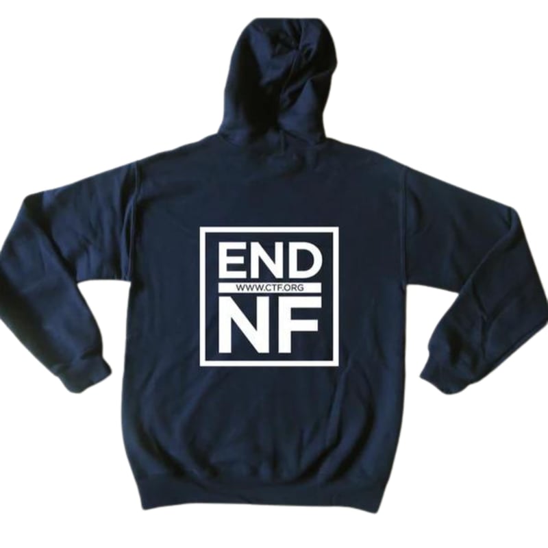I Know a Fighter Navy Hooded Sweatshirt - image2
